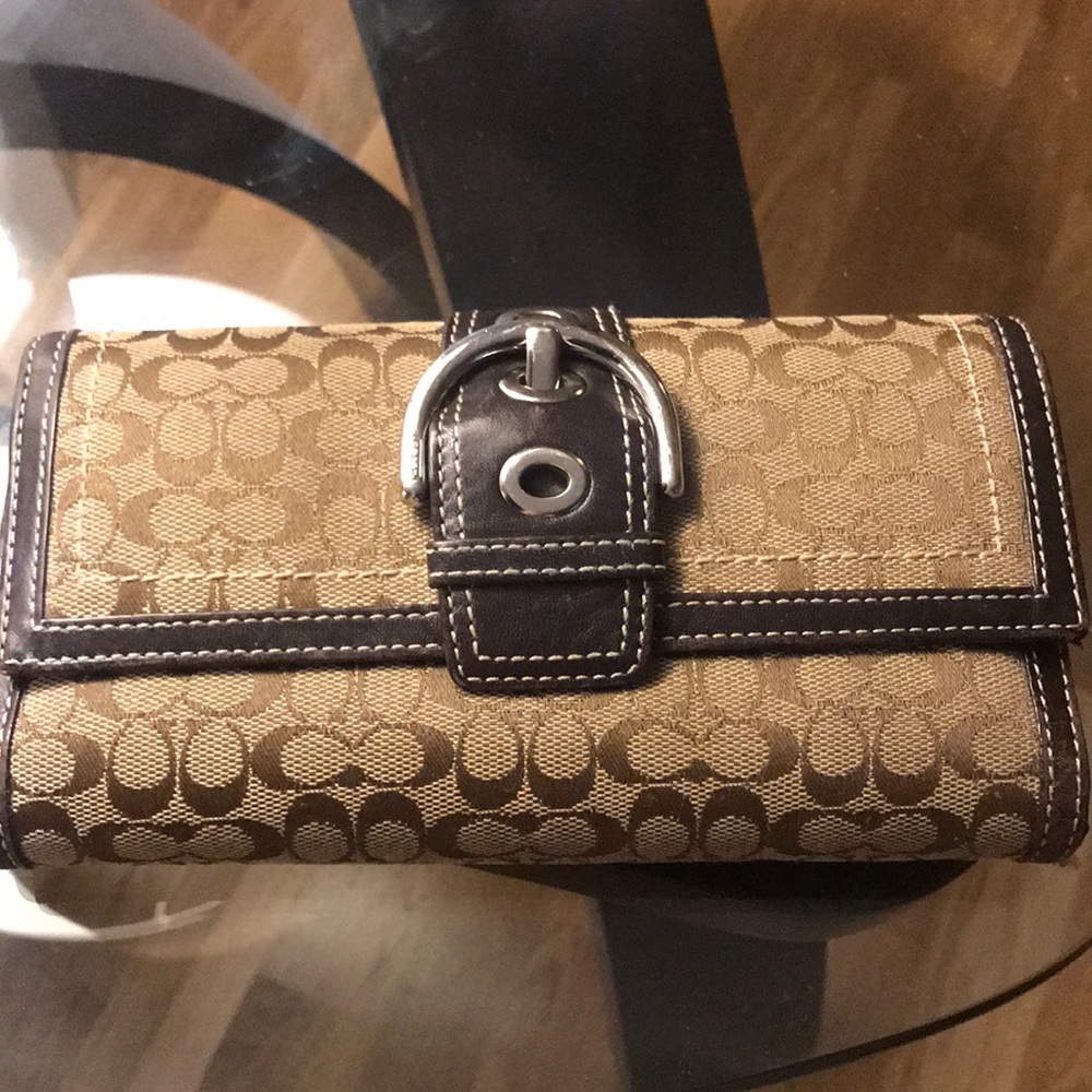 Coach large wallet